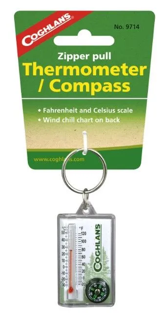 THERMO/COMPASS ZIPPER PULL